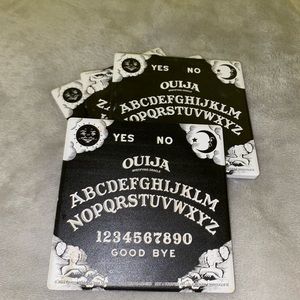 Ouija board coasters